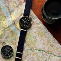 Thumbnail for Vintage Style Woven Fabric Military Watch Strap