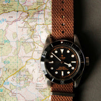 Thumbnail for Vintage Style Woven Fabric Military Watch Strap