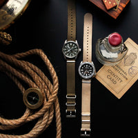 Thumbnail for Vintage Style Woven Fabric Military Watch Strap