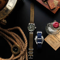 Thumbnail for Vintage Style Woven Fabric Military Watch Strap