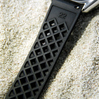 Thumbnail for Waffle Style Premium FKM Rubber Dive Watch Strap by Strap Monsters