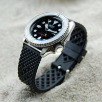 Thumbnail for Waffle Style Premium FKM Rubber Dive Watch Strap by Strap Monsters