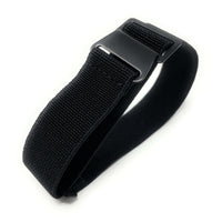 Thumbnail for Marine Nationale Military Style Elastic Strap - Black with Black Buckles PVD