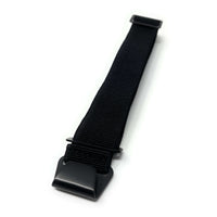Thumbnail for Marine Nationale Military Style Elastic Strap - Black with Black Buckles PVD
