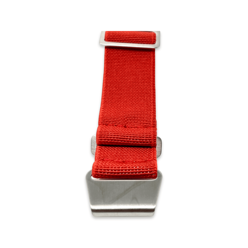 Marine Nationale Military Style Elastic Strap - Red