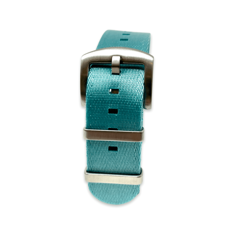 Seatbelt Military Style Watch Strap - Tiffany Blue