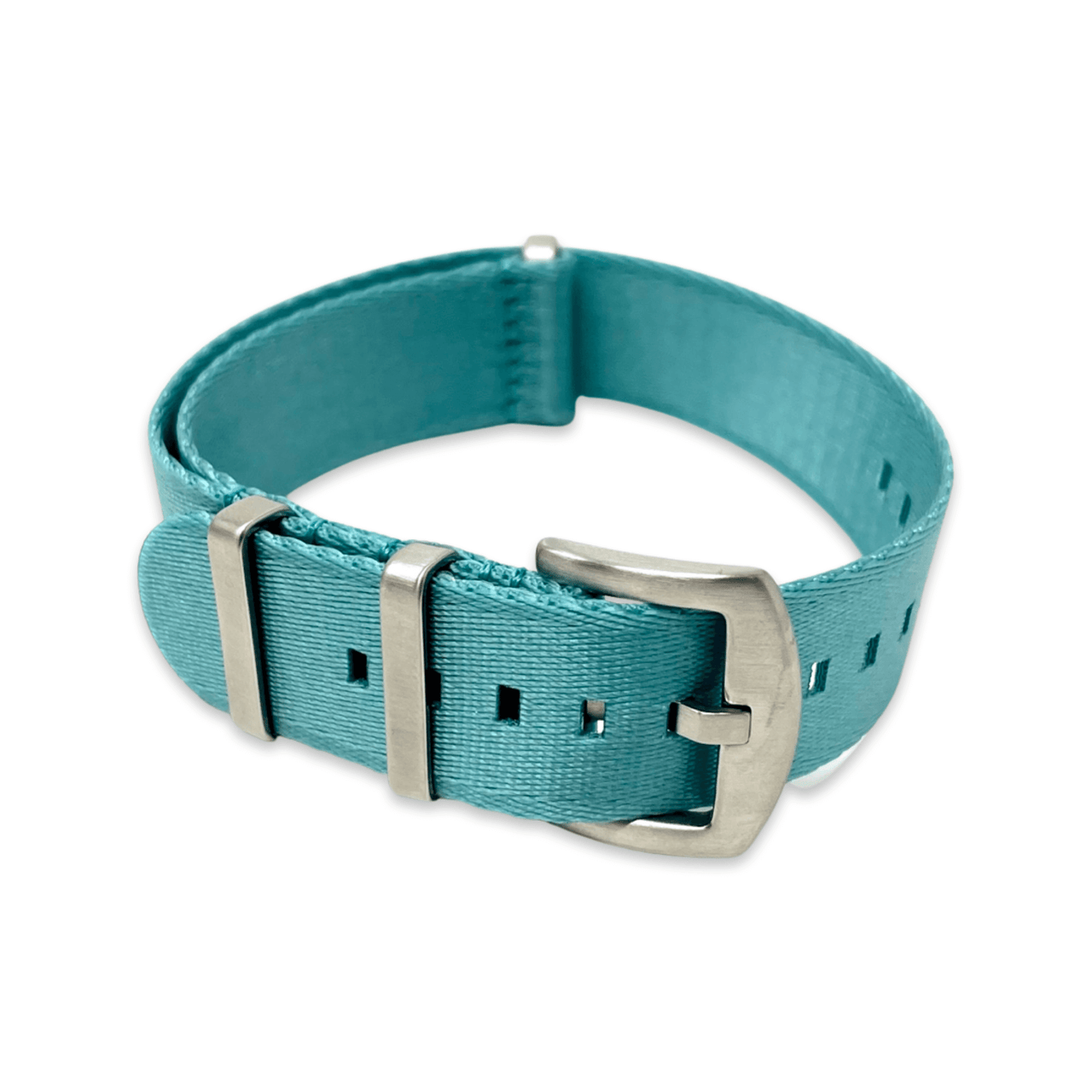 Seatbelt Military Style Watch Strap - Tiffany Blue